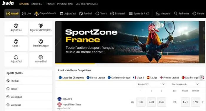Bwin France, casino en ligne complet