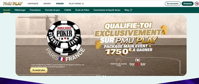 PMU Play, casino en ligne turf, poker et paris sportifs